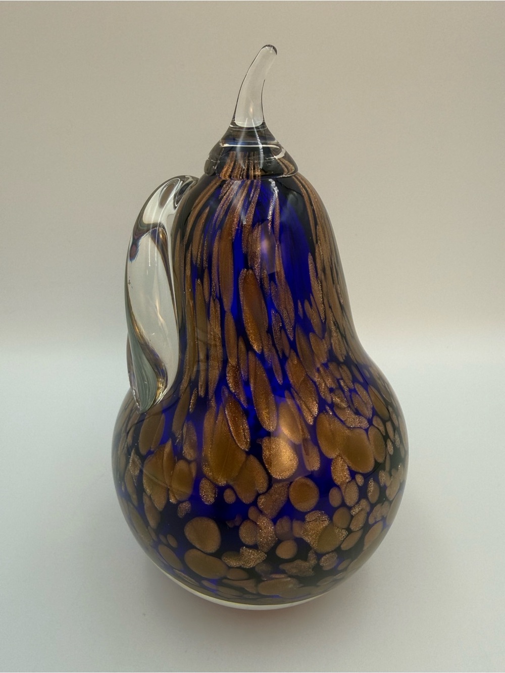 Vintage Italian Murano Glass Pear Paperweight